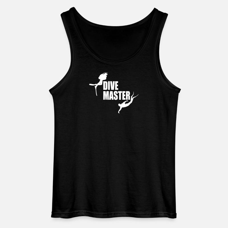 Divemaster Tauchen - Gildan Männer Tank Top - Schwarz