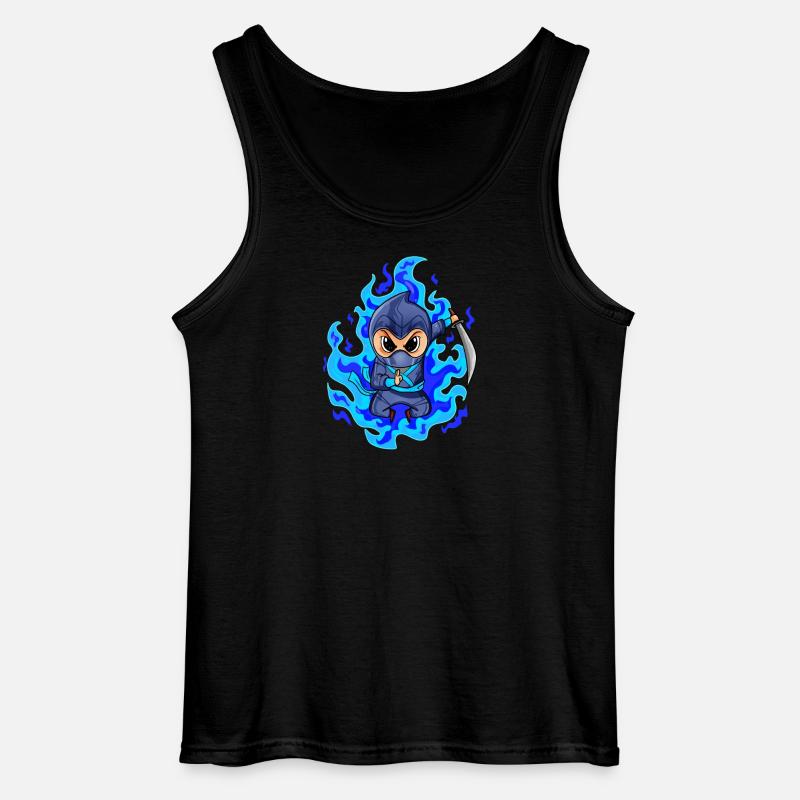 Ninja - Gildan Men’s Tank Top - black