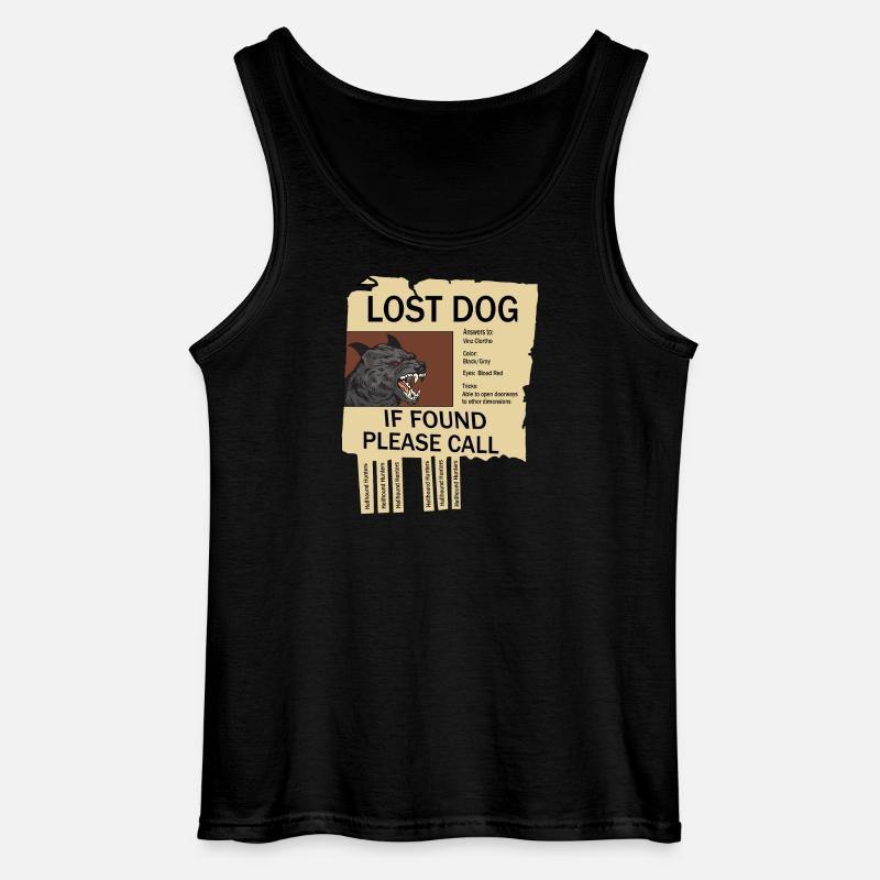Missing Hellhound - Gildan Men’s Tank Top - black
