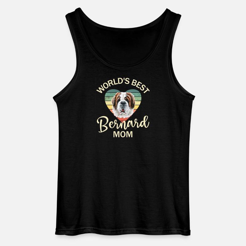 Bernhardiner Berner Sennenhund - Gildan Männer Tank Top - Schwarz