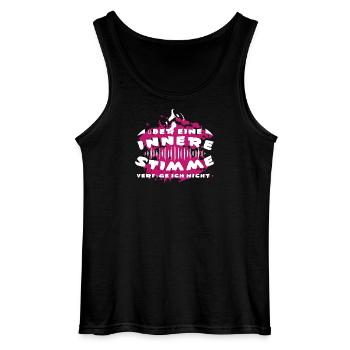 Innere Stimme - Gildan Männer Tank Top - Schwarz - Vorne - AI Model Male 185 dark (185cm)