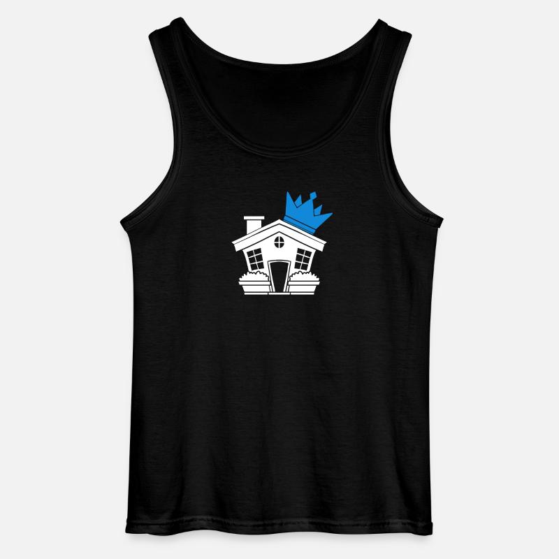 Haus Dach - Gildan Männer Tank Top - Schwarz