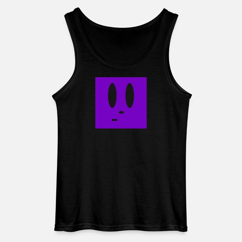 Suboptimale Situation Gesichtsausdruck - Gildan Männer Tank Top - Schwarz