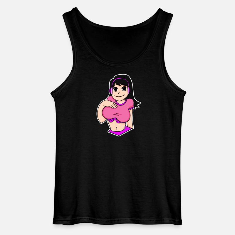 Anime - Gildan Männer Tank Top - Schwarz
