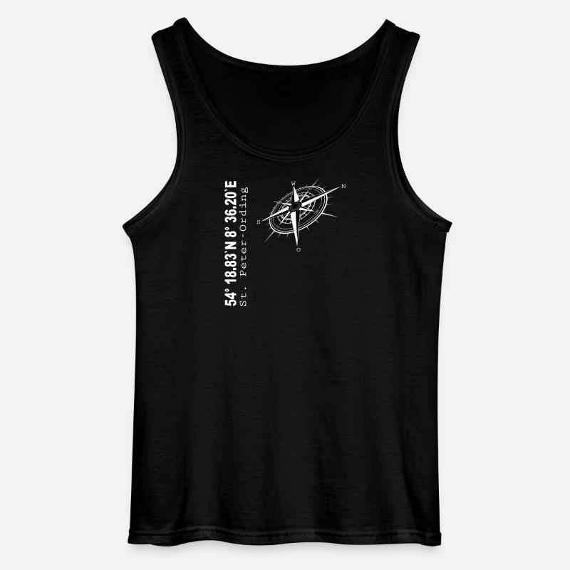 St Peter Ording - Gildan Männer Tank Top - Schwarz