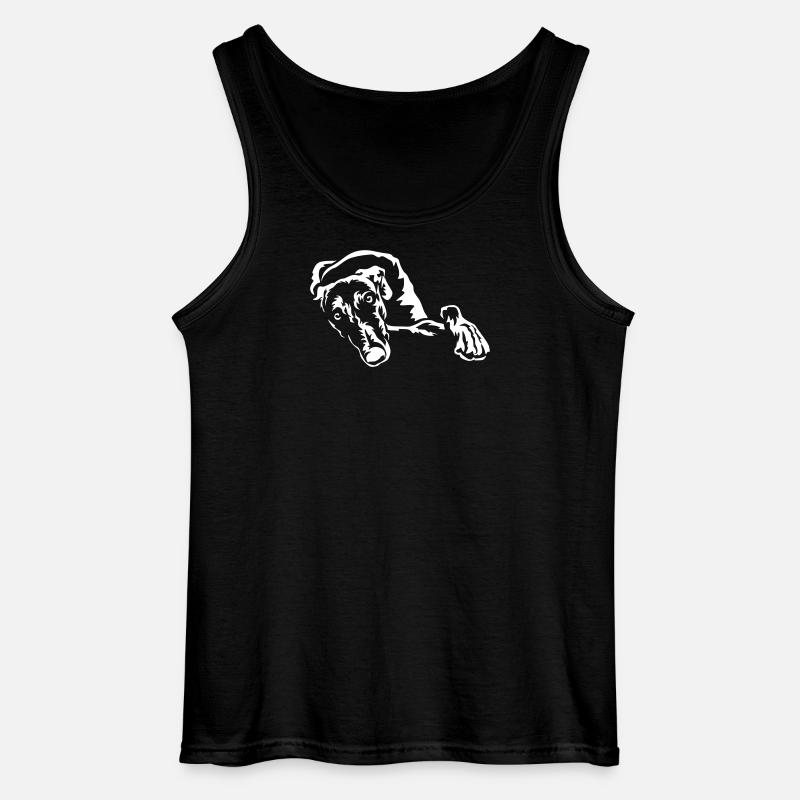 Galgo "Black Edition" - Gildan Männer Tank Top - Schwarz