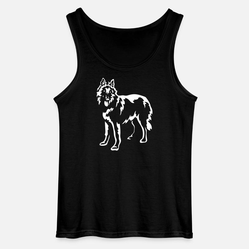 Tervueren "Black Edition" - Gildan Männer Tank Top - Schwarz