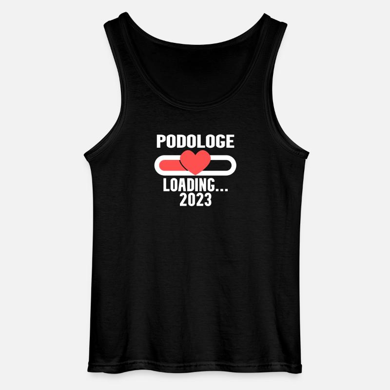 Podologe Loading 2023 - Gildan Männer Tank Top - Schwarz