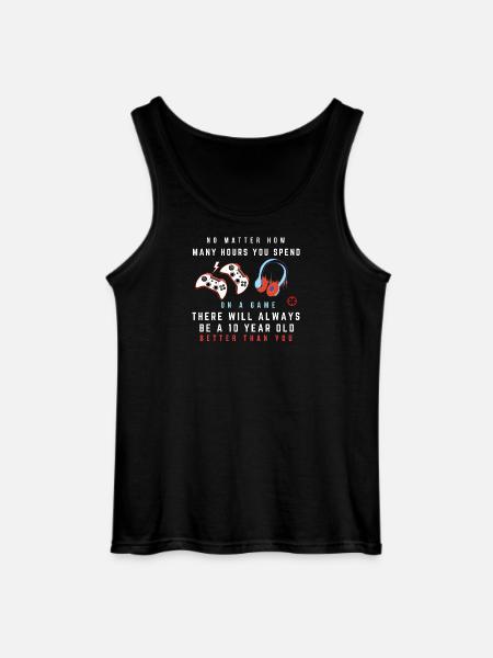 Game Rivalry Quip Tee - Gildan Men’s Tank Top - black