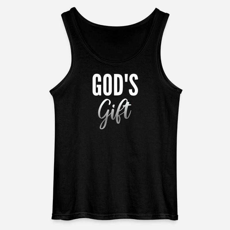 Geschenk Gottes - Gildan Männer Tank Top - Schwarz