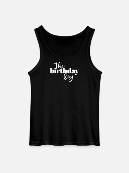 The Birthday Boy - Gildan Men’s Tank Top - black