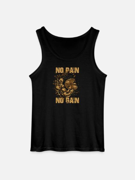 Kein Schmerz Kein Gewinn - Gildan Männer Tank Top - Schwarz