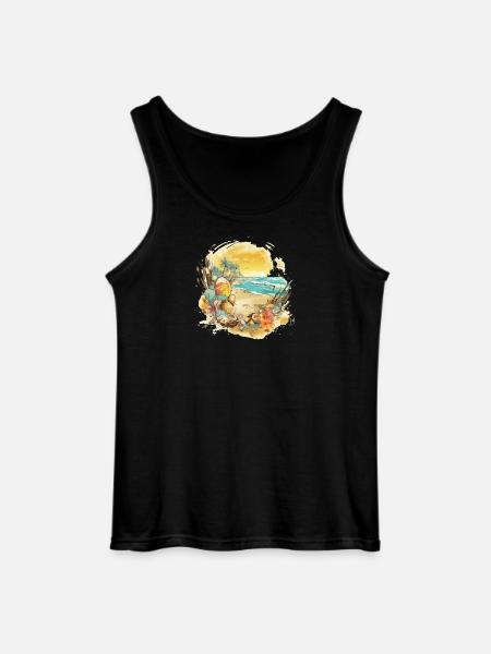 Beach Dream - Gildan Men’s Tank Top - black