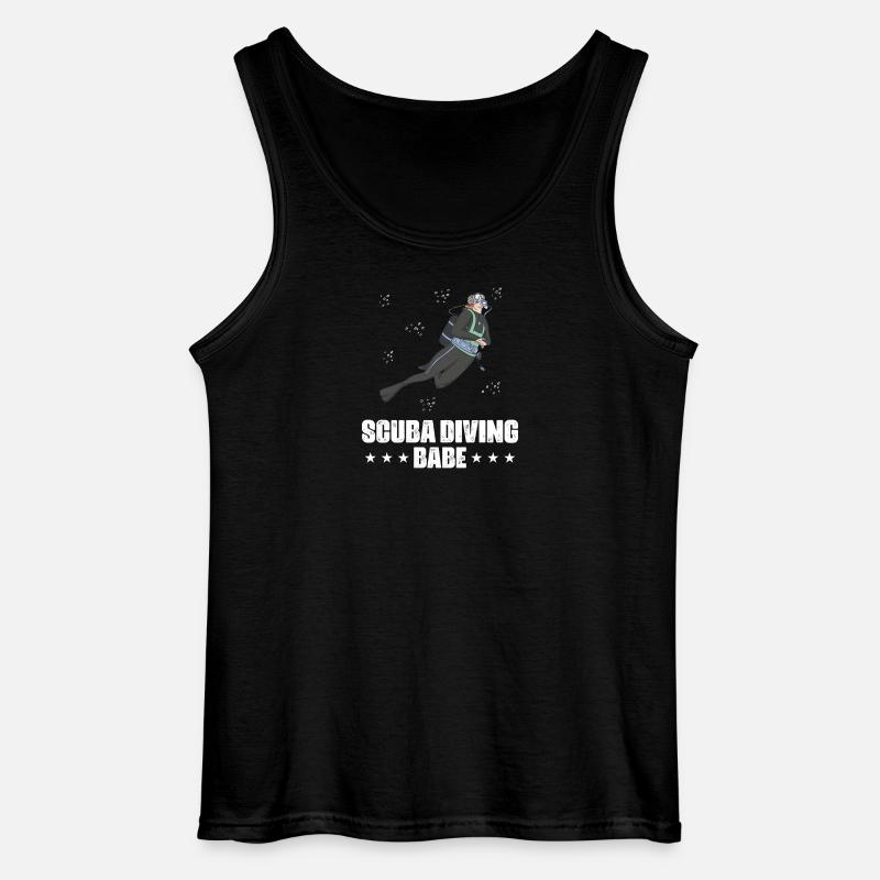 Scuba Diving Speerfischen Design - Gildan Männer Tank Top - Schwarz