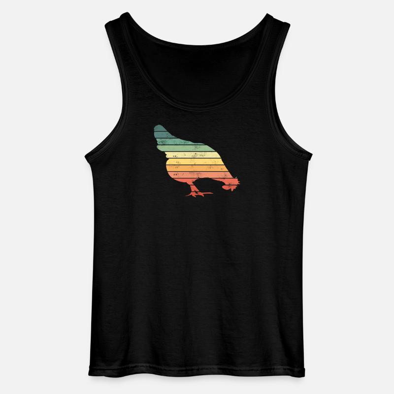 Huhn Hühner - Gildan Männer Tank Top - Schwarz