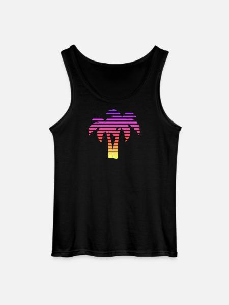 palme - Gildan Männer Tank Top - Schwarz