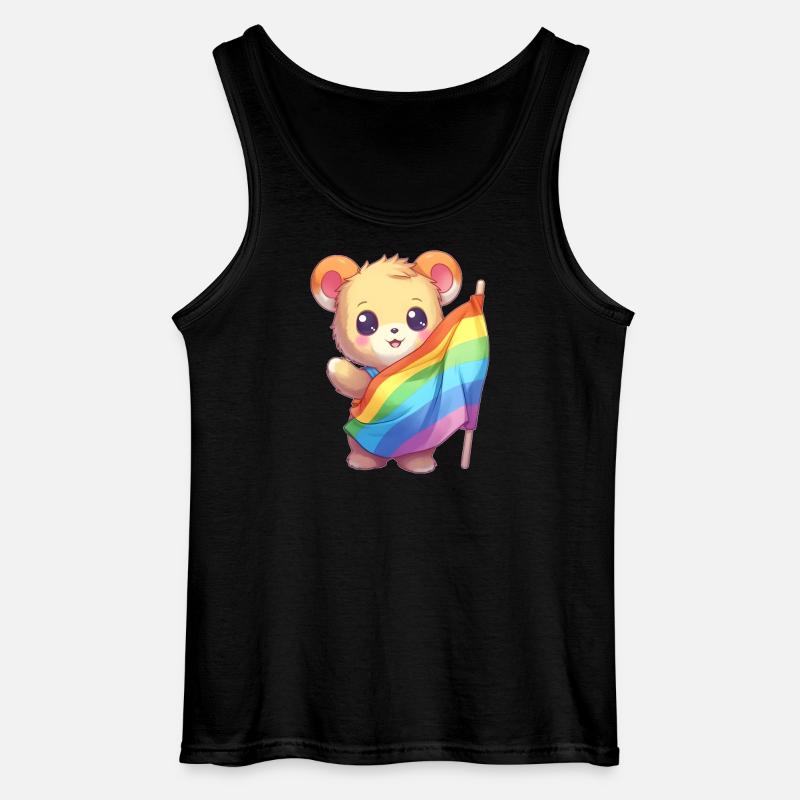 Liebe ist eine Bärennotwendigkeit - Gildan Männer Tank Top - Schwarz
