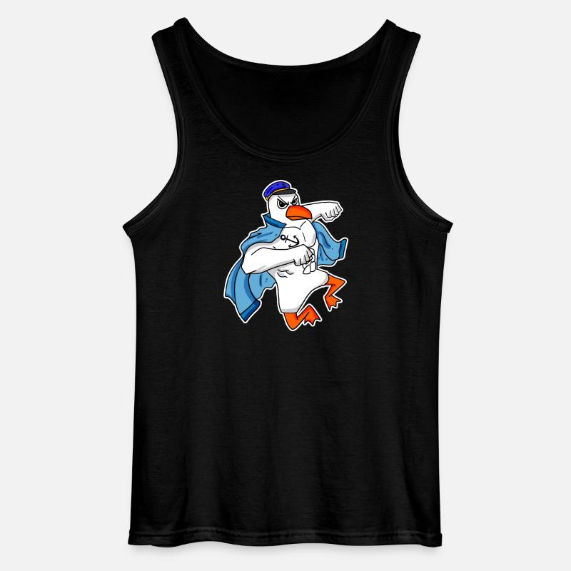 Seagull Captain Faust - Gildan Men’s Tank Top - black