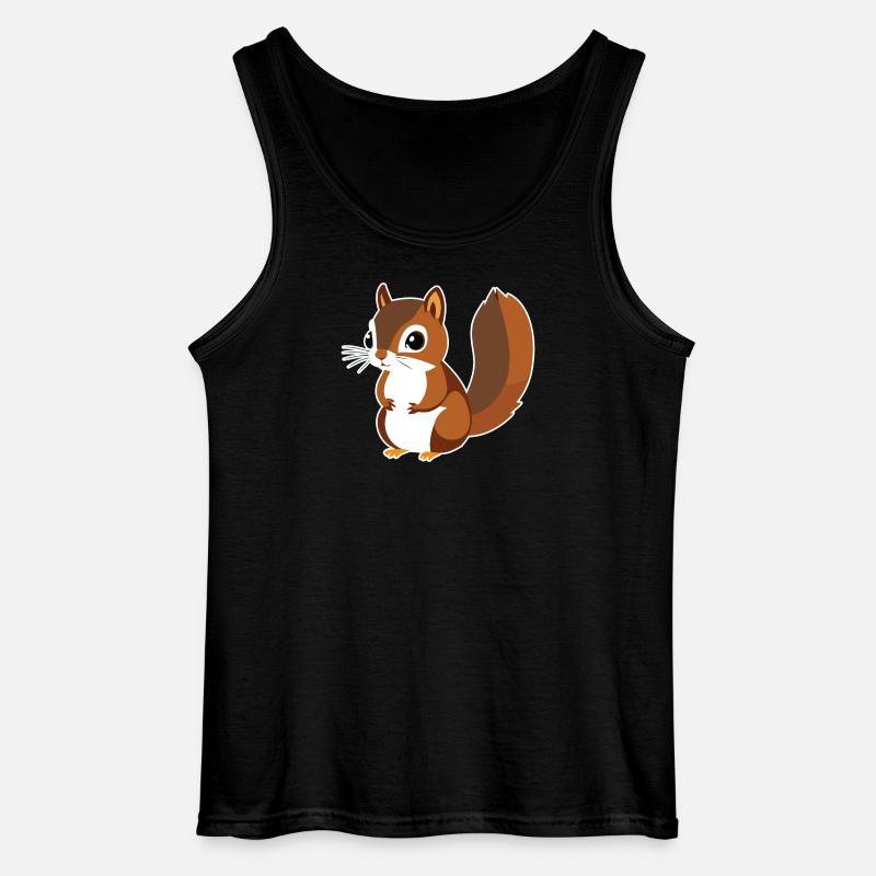 Eichhörnchen - Gildan Männer Tank Top - Schwarz