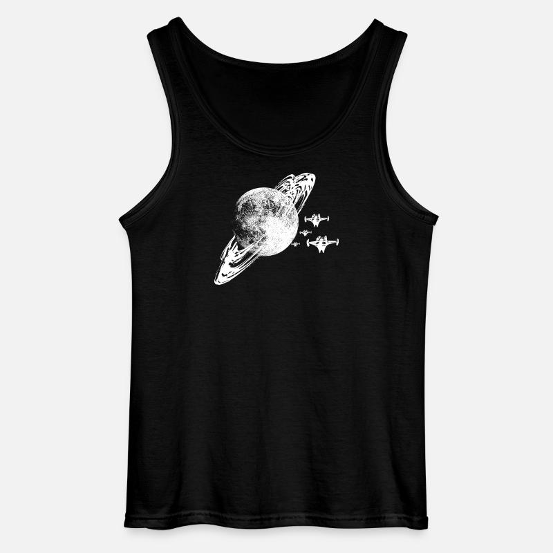 Der Planet - Gildan Männer Tank Top - Schwarz