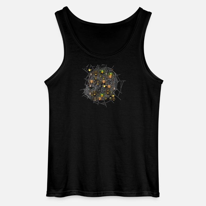 Spinne - Gildan Männer Tank Top - Schwarz