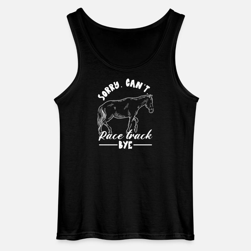 Pferde Design - Gildan Männer Tank Top - Schwarz