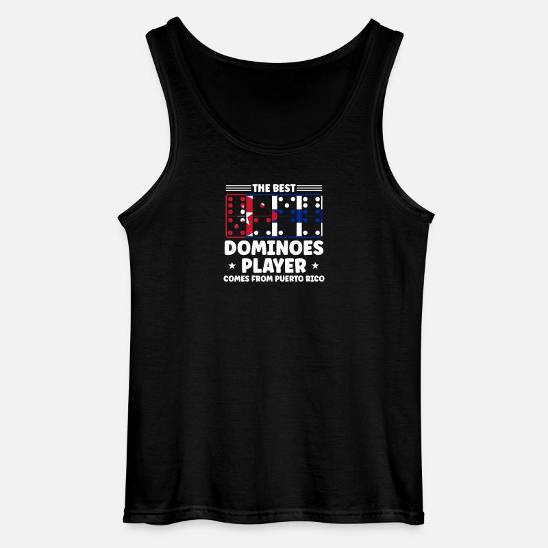 Domino Design - Gildan Männer Tank Top - Schwarz