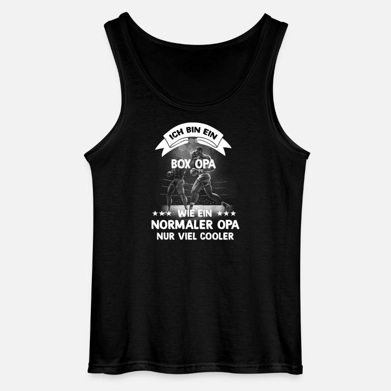 Box Opa Design - Gildan Männer Tank Top - Schwarz
