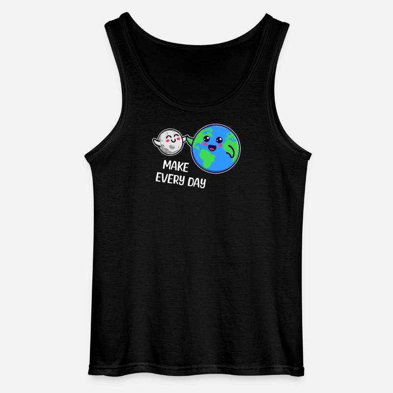 Mutter Erde Statement Umweltfreundlich Umwelt - Gildan Männer Tank Top - Schwarz