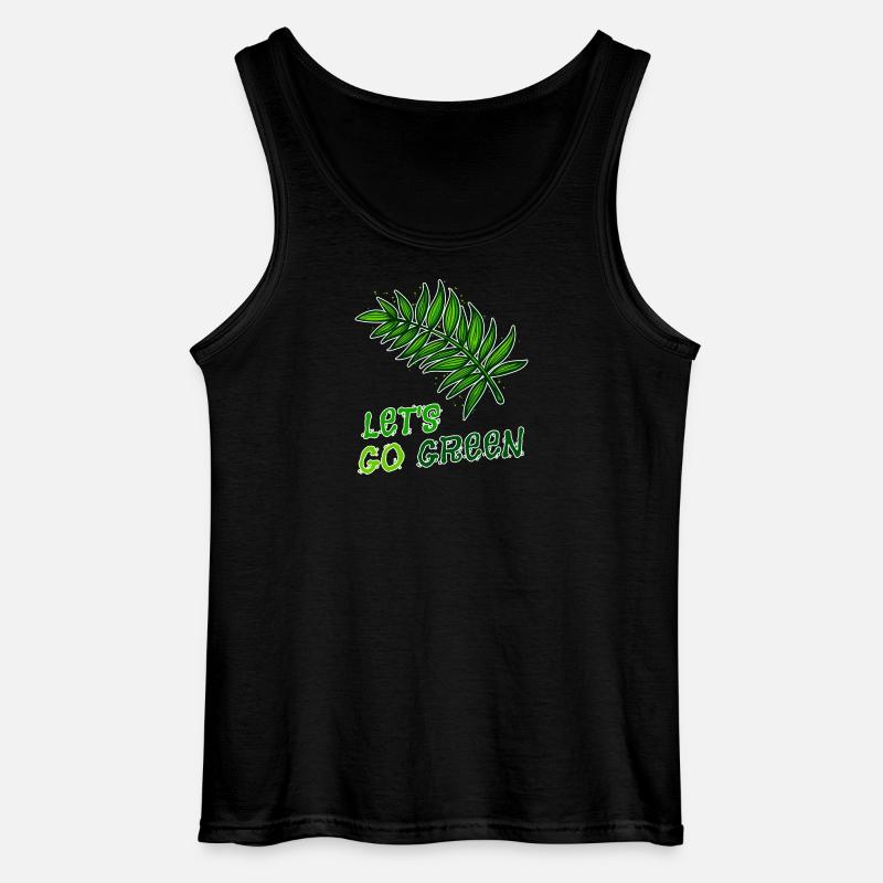 Umweltschützer Mutter Erde Natur Statement Umwelt - Gildan Männer Tank Top - Schwarz