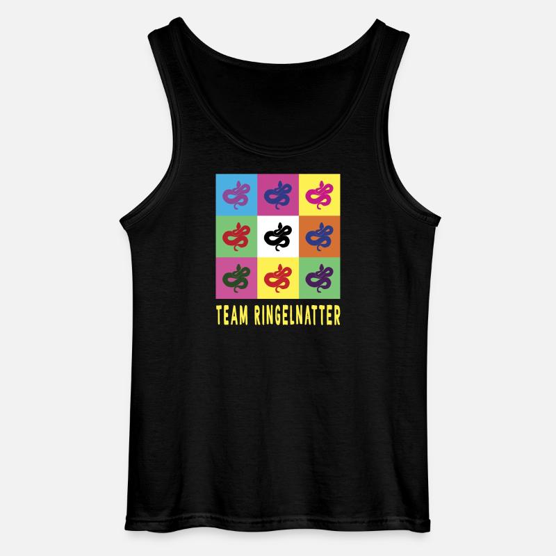 Team Ringelnatter - Gildan Männer Tank Top - Schwarz