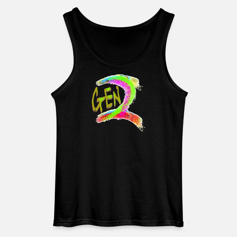 Generation Z - Gildan Männer Tank Top - Schwarz