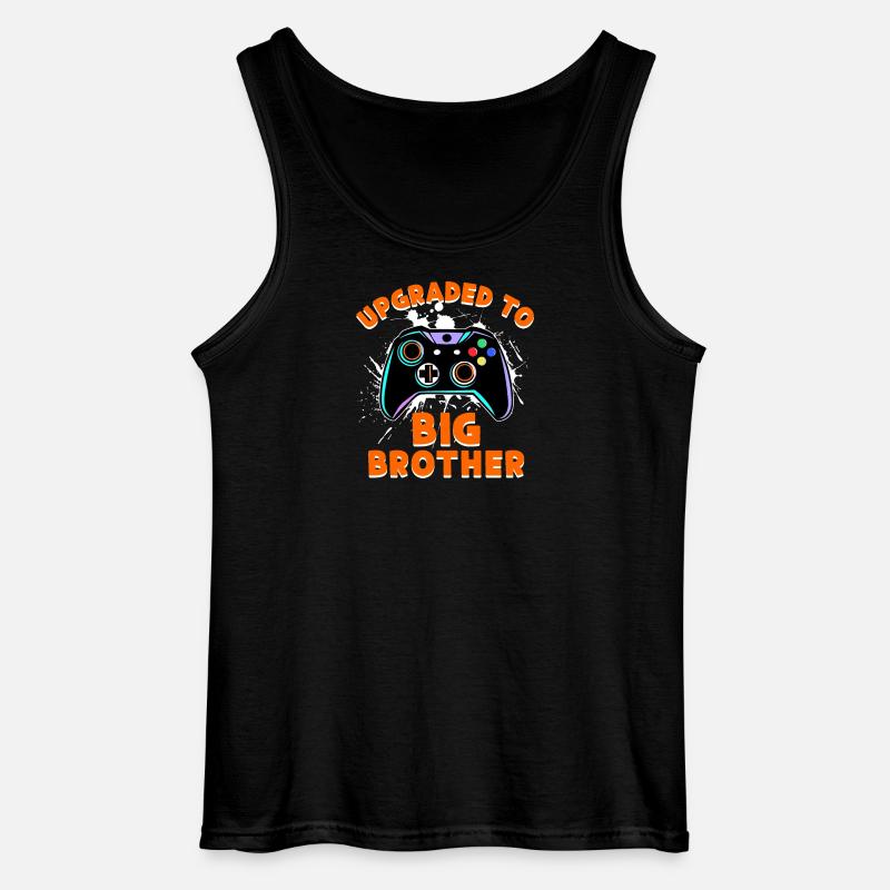 Geschwister Stolzer Großer Bruder Statement - Gildan Männer Tank Top - Schwarz