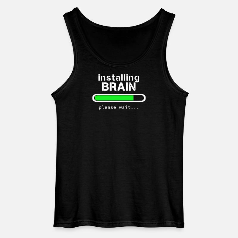 Installing Brain - Débardeur Gildan Homme - noir