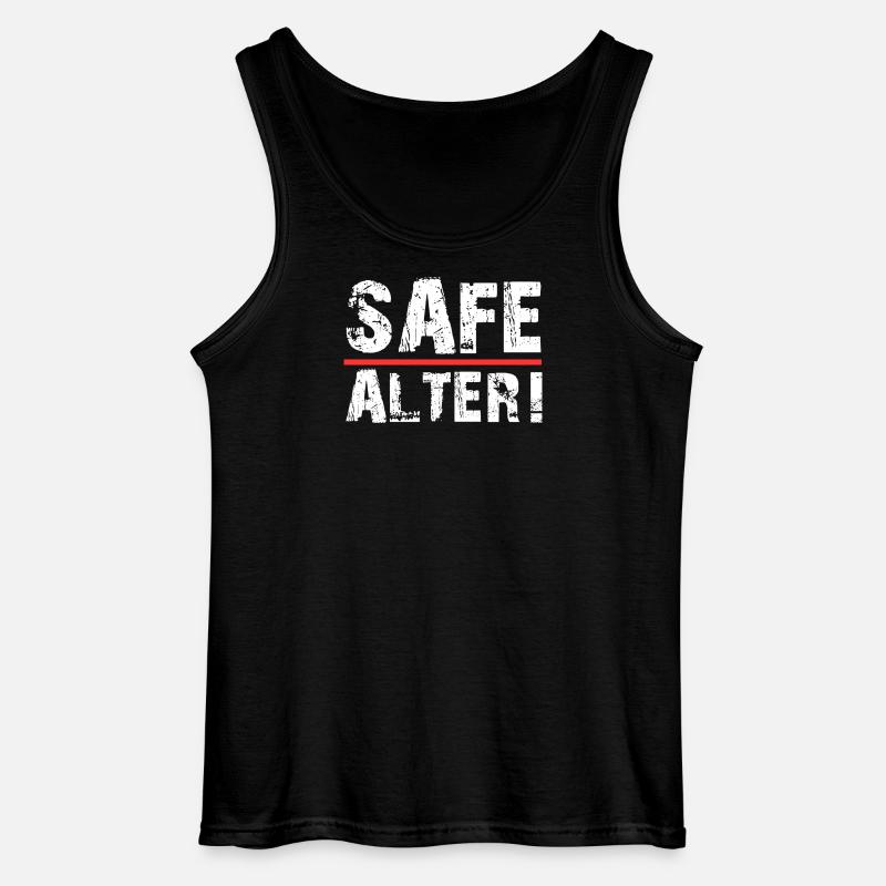 Safe Alter  - Gildan Männer Tank Top - Schwarz