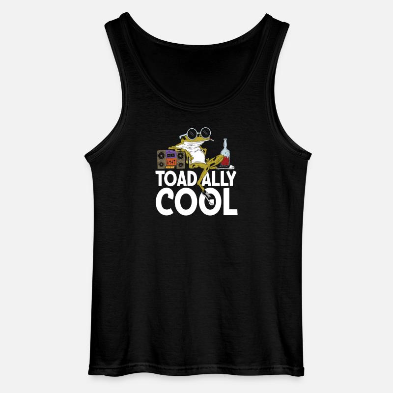 Toad ally cool - Gildan Männer Tank Top - Schwarz