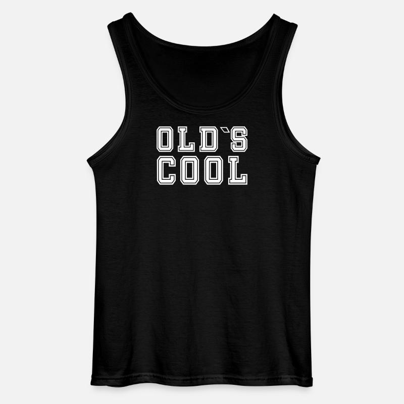 Oldscool - Old School Design - Gildan Men’s Tank Top - black
