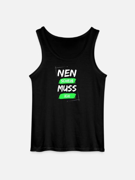 Nen scheiß muss ich - Gildan Männer Tank Top - Schwarz