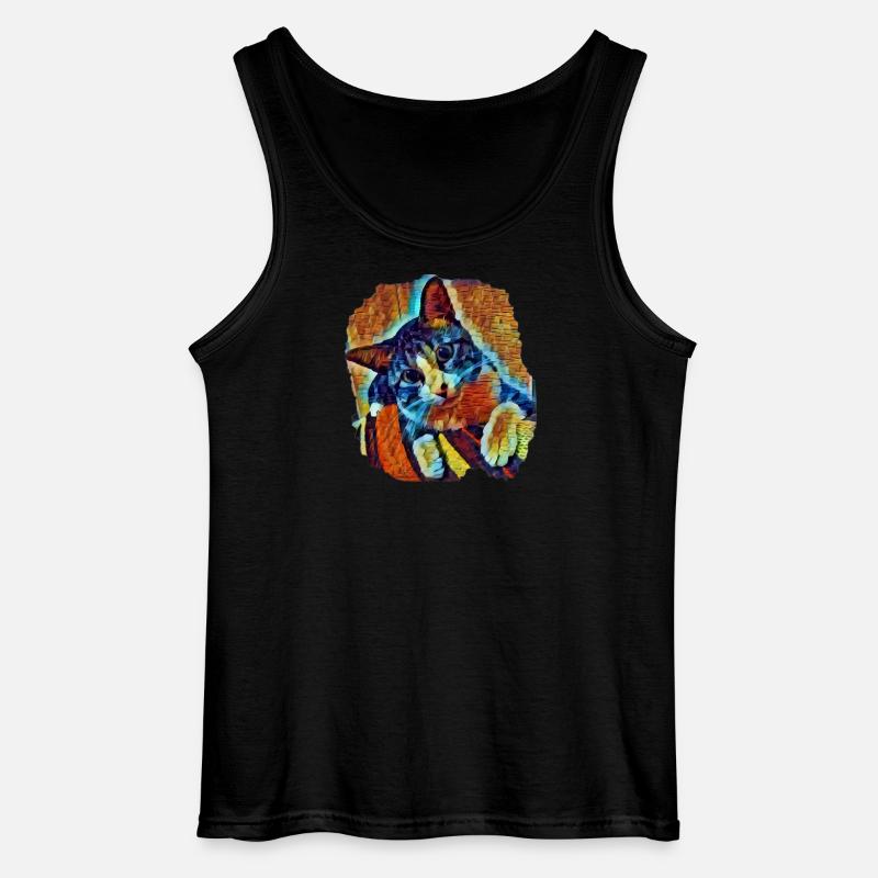 Lukas - Gildan Men’s Tank Top - black