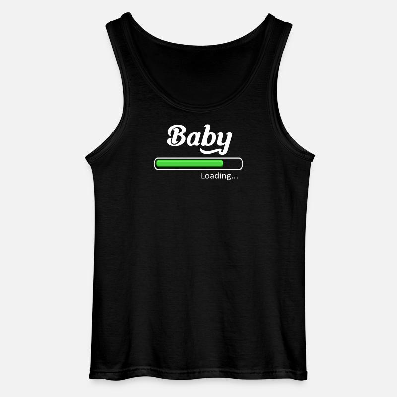 Baby-Loading. - Gildan Männer Tank Top - Schwarz