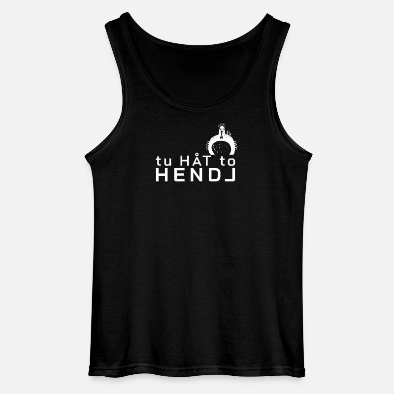 Hendl Version 2 - Gildan Männer Tank Top - Schwarz