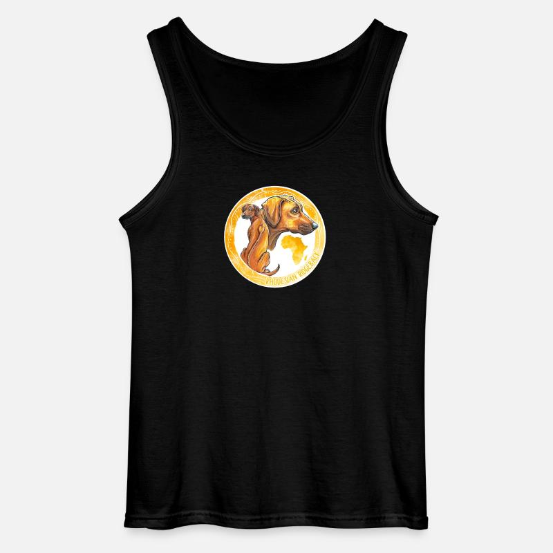 Rhodesian Ridgeback - Gildan Männer Tank Top - Schwarz