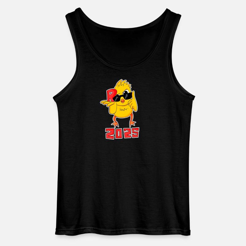 Rente 2025 Ruhestand - Gildan Männer Tank Top - Schwarz