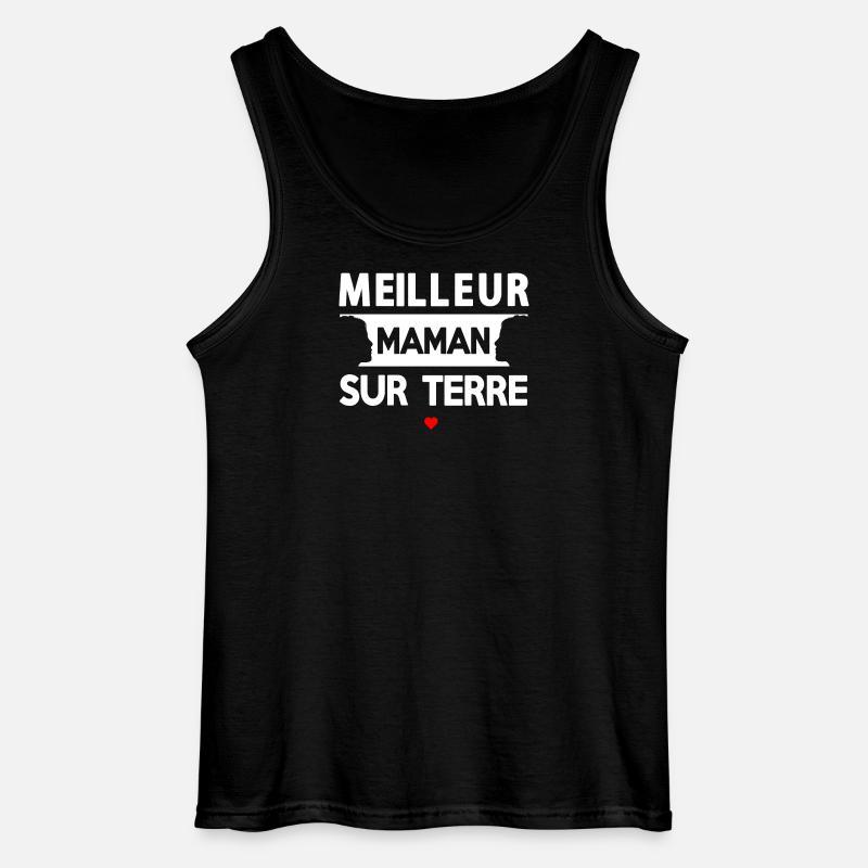 Zitat der Mutter auf der Erde - Gildan Männer Tank Top - Schwarz