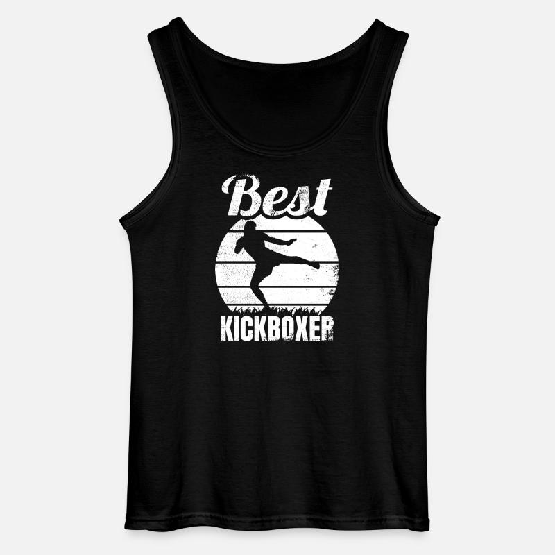 Bester Kickboxer - Gildan Männer Tank Top - Schwarz