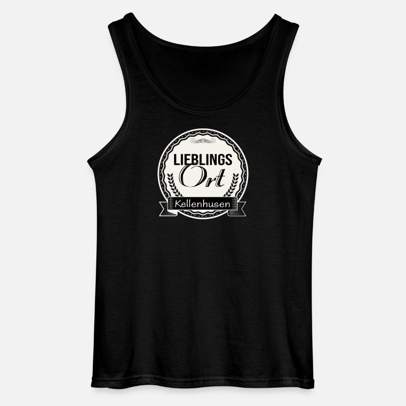 Lieblingsort Kellenhusen - Gildan Männer Tank Top - Schwarz