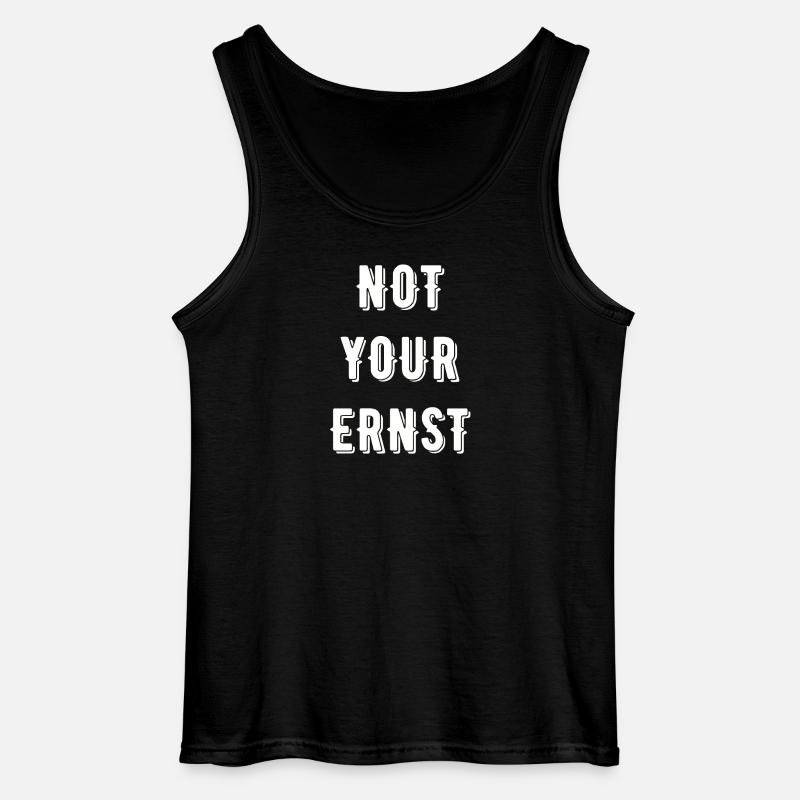 Not your Ernst Denglisch - Gildan Männer Tank Top - Schwarz