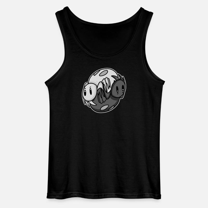 Yin Yang Spinne - Gildan Männer Tank Top - Schwarz
