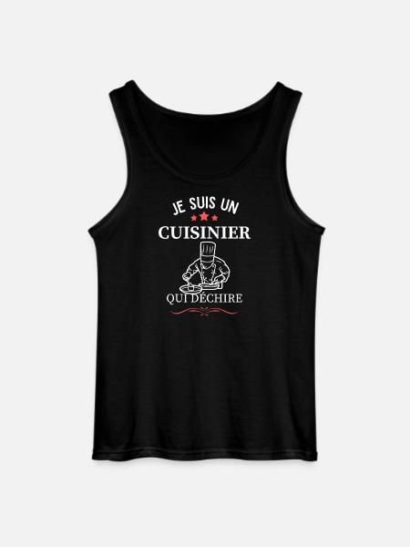 Cuisinier Qui Déchire - Débardeur Gildan Homme - noir