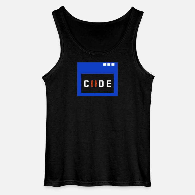 Coder Geld Verdienen Angestellter Arbeit Erfolg - Gildan Männer Tank Top - Schwarz